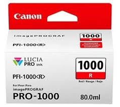 Cartuccia Canon PFI-1000R (0554C001AA) Rosso Originale