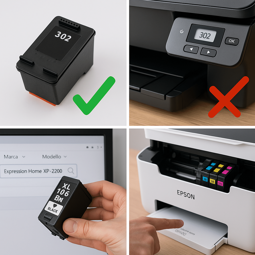 Come posso sapere se una cartuccia è compatibile con la mia stampante?