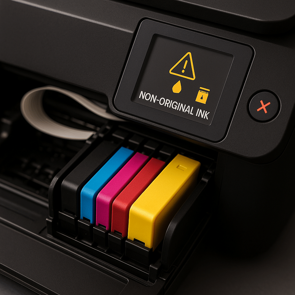 Posso usare una cartuccia compatibile anche se la stampante la segnala come "non originale"?