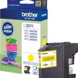 Cartuccia Brother LC221Y Giallo Originale