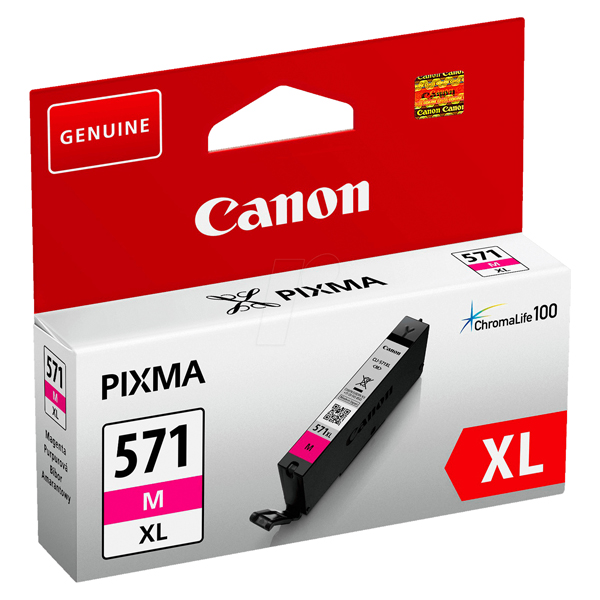 Cartuccia Canon CLI-571XL M (0333C001) Magenta Originale