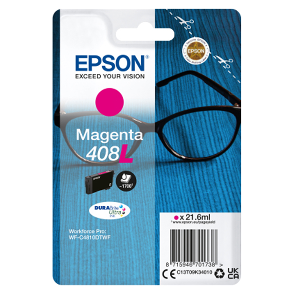 Cartuccia Epson 408L (C13T09K34010 ) magenta Originale