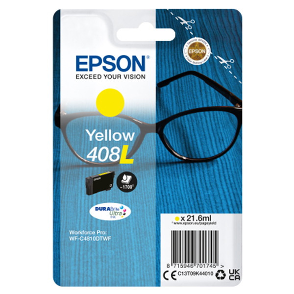 Cartuccia Epson 408L (C13T09K44010 ) giallo Originale