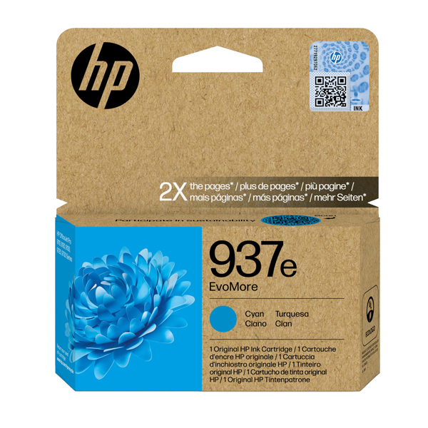 Cartuccia HP 937e (4S6W6NE ) ciano Originale , 1.650 pagine