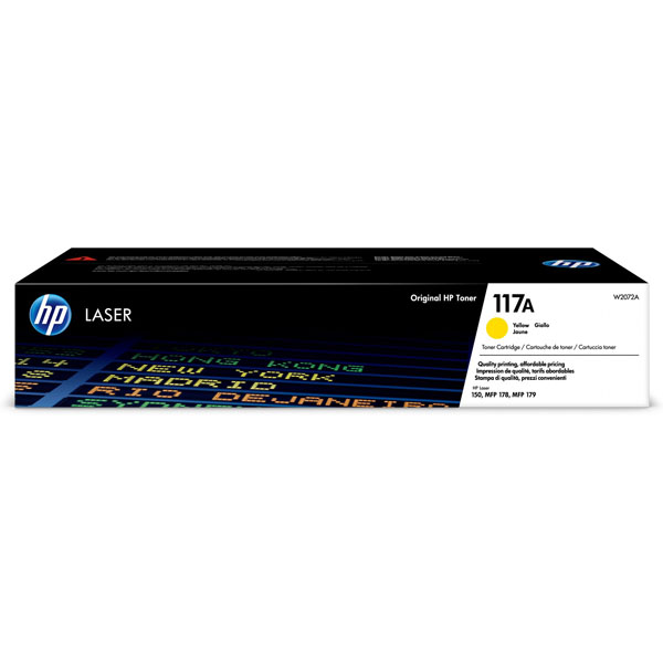 Toner HP 117A (W2072A) Giallo Originale