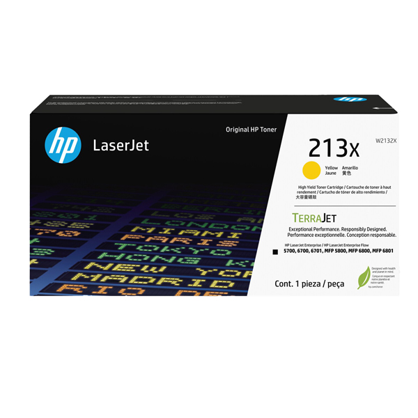 Toner HP 213X W2132X giallo Originale